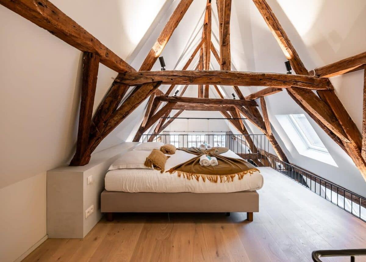 Apartment Huswell - City-view Loft With Wooden Beams And Mezzanine Ghent