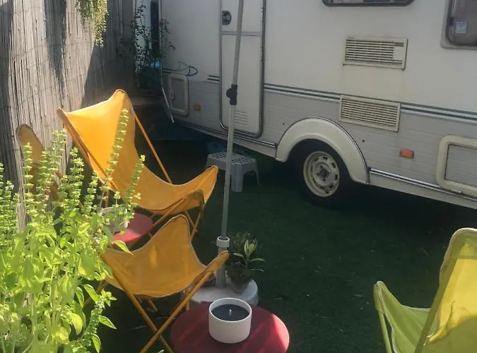 Gardencaravan Near Ghent In Green Area