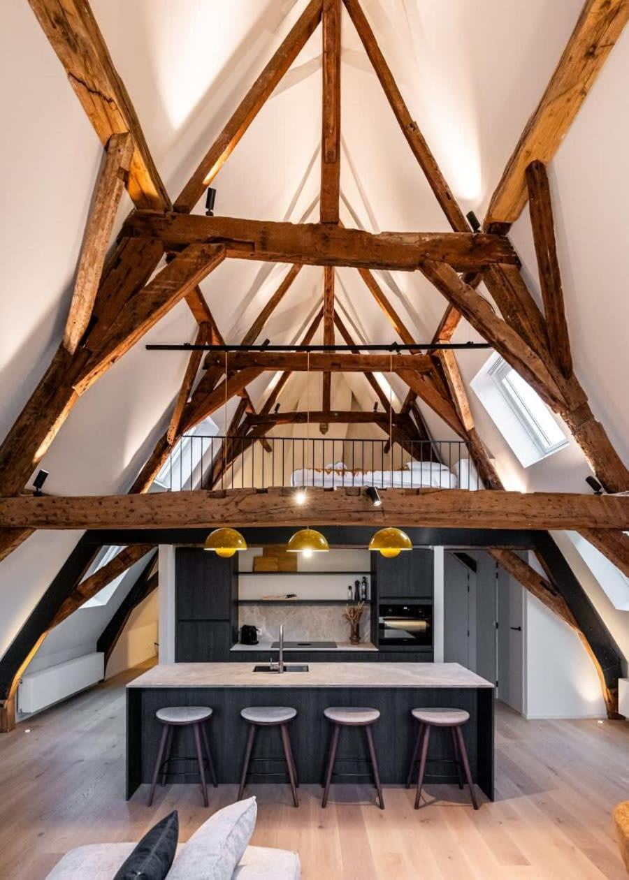 Apartment Huswell - City-view Loft With Wooden Beams And Mezzanine *