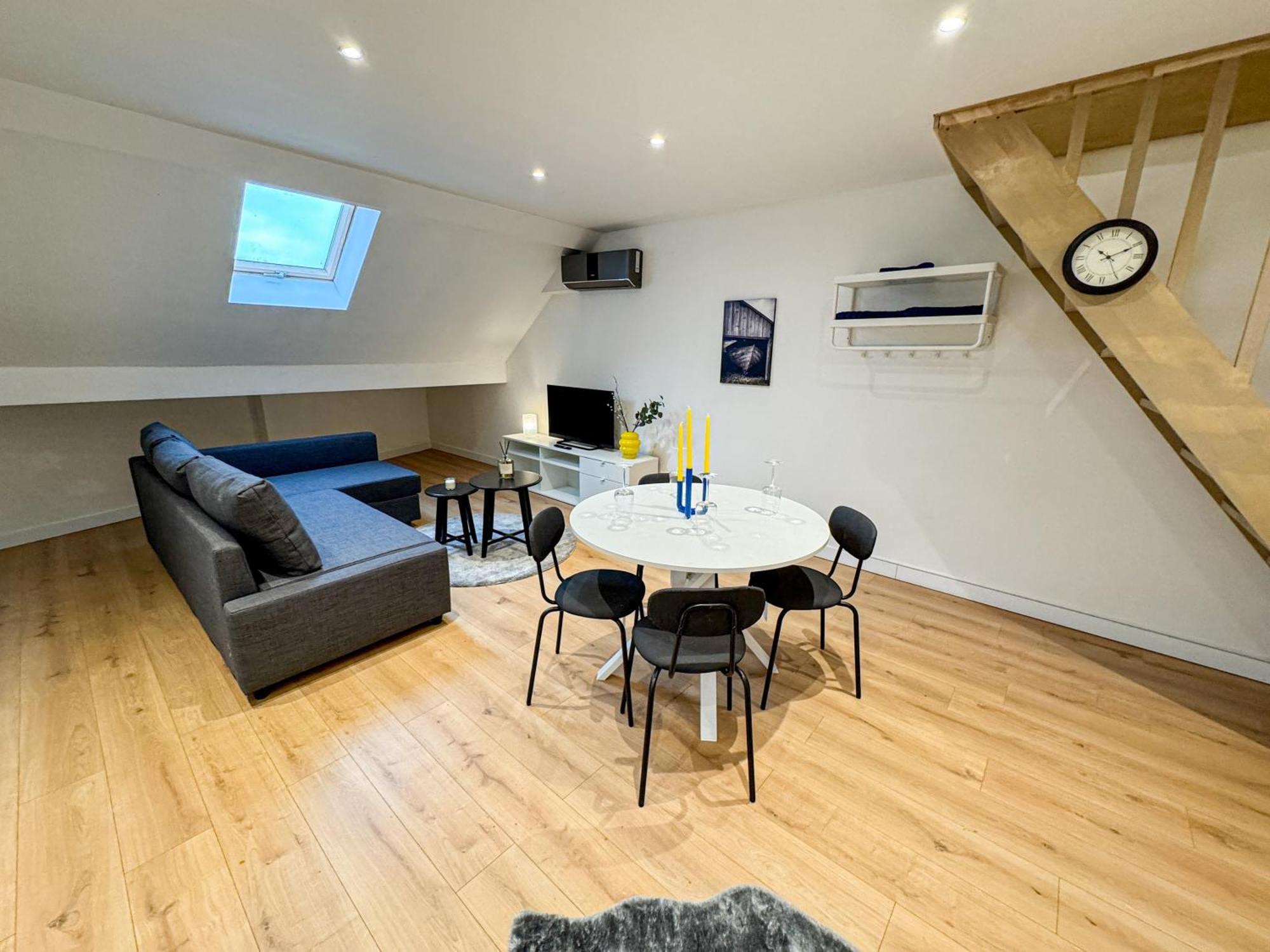 Chic & Modern 1br & 1lr Apt, 12 Min Walk To Rabot Appartement