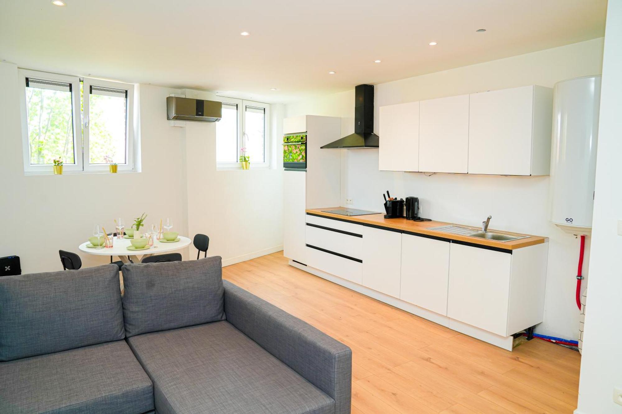 Modern 1br & 1lr Apartment, 10 Min Walk To Center Gante