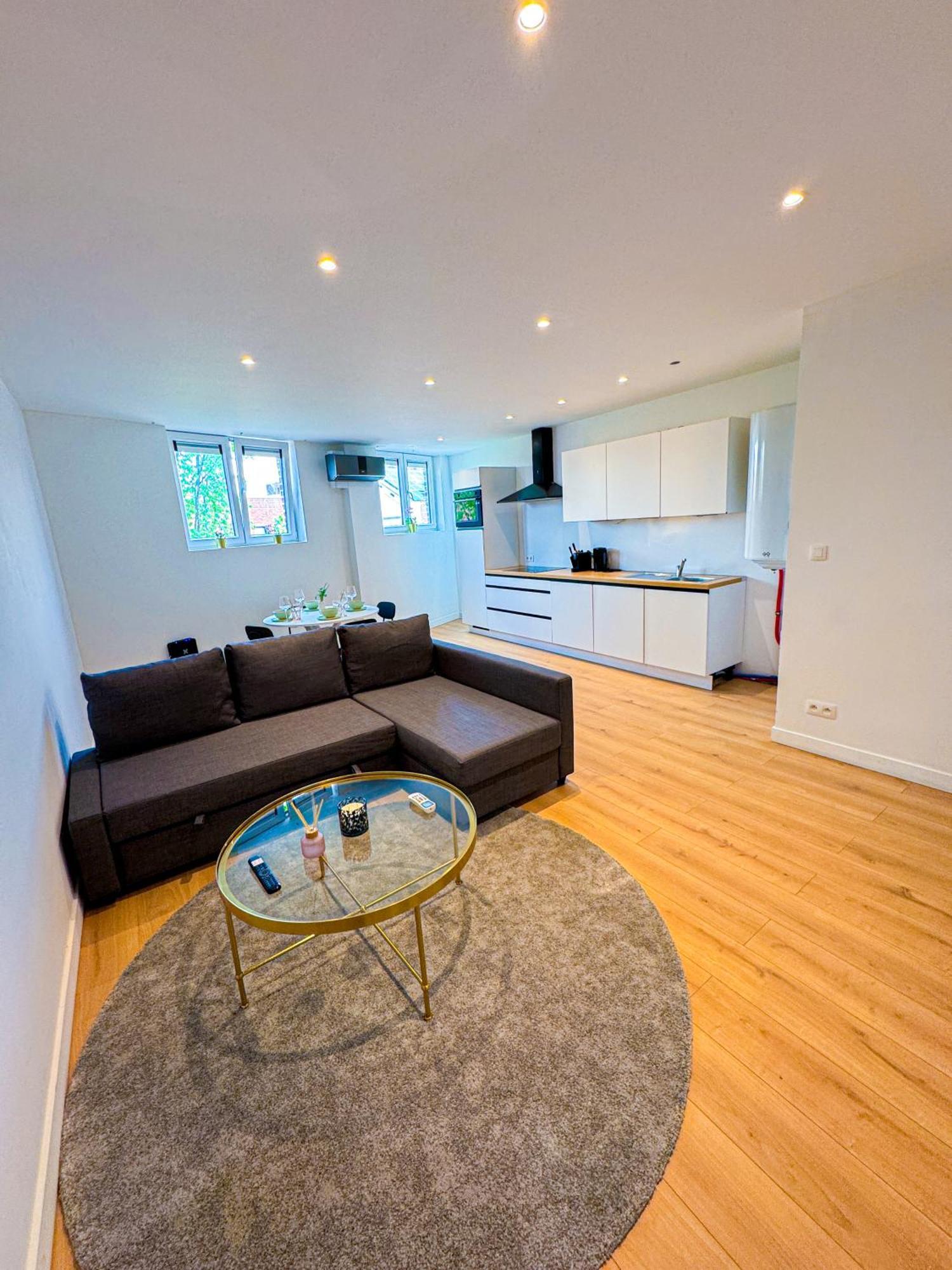 Apartamento Modern 1br & 1lr Apartment, 10 Min Walk To Center Gante